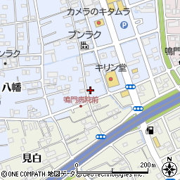 徳島県鳴門市撫養町黒崎八幡14周辺の地図