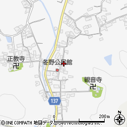 和歌山県和歌山市冬野1736周辺の地図