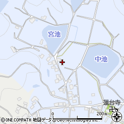 香川県三豊市高瀬町比地中386周辺の地図