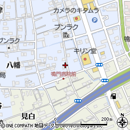 徳島県鳴門市撫養町黒崎八幡37周辺の地図