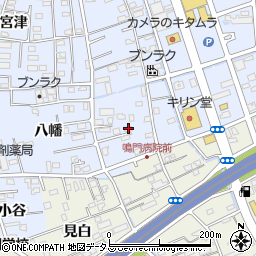 徳島県鳴門市撫養町黒崎八幡43周辺の地図