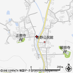 和歌山県和歌山市冬野937-1周辺の地図