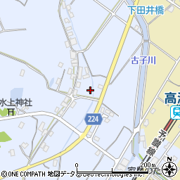 香川県三豊市高瀬町比地中1272-1周辺の地図