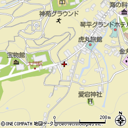 香川県仲多度郡琴平町1079-1周辺の地図