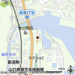 大阪王将 岩国新港店周辺の地図
