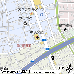 徳島県鳴門市撫養町黒崎松島110周辺の地図