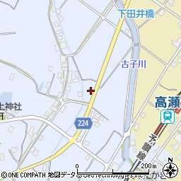 香川県三豊市高瀬町比地中1270周辺の地図