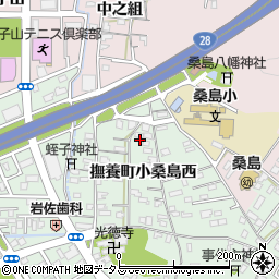 徳島県鳴門市撫養町小桑島西58周辺の地図