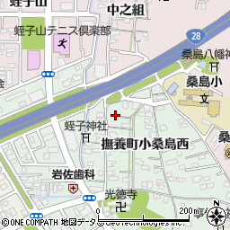 徳島県鳴門市撫養町小桑島西59周辺の地図