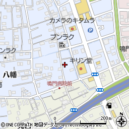 徳島県鳴門市撫養町黒崎八幡6周辺の地図