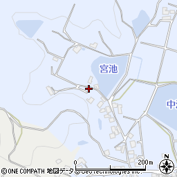 香川県三豊市高瀬町比地中232周辺の地図