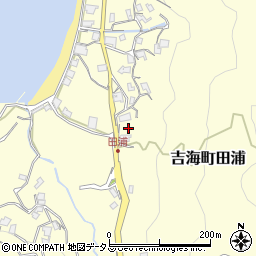 愛媛県今治市吉海町田浦周辺の地図