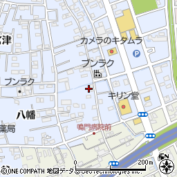 徳島県鳴門市撫養町黒崎八幡63周辺の地図