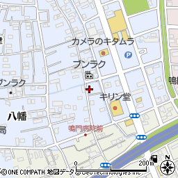 徳島県鳴門市撫養町黒崎八幡3周辺の地図