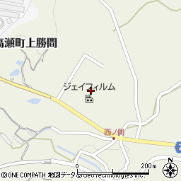 香川県三豊市高瀬町上勝間3270-5周辺の地図