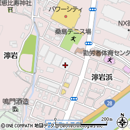 ドラッグストアコスモス鳴門北店周辺の地図