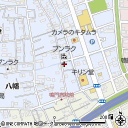 徳島県鳴門市撫養町黒崎八幡1周辺の地図