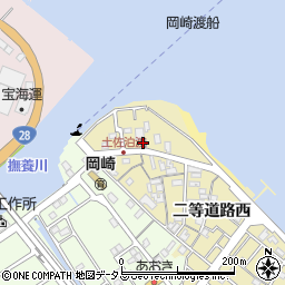 福島内装周辺の地図