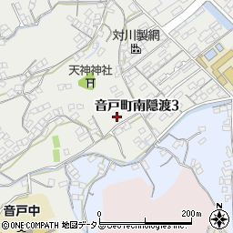 広島県呉市音戸町南隠渡周辺の地図