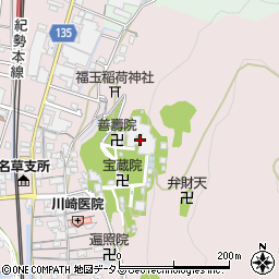 紀三井寺周辺の地図