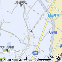 香川県三豊市高瀬町比地中1278周辺の地図