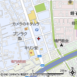 徳島県鳴門市撫養町黒崎松島104周辺の地図