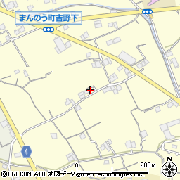 香川県仲多度郡まんのう町吉野下1258-1周辺の地図