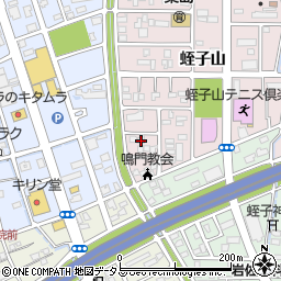 徳島県鳴門市撫養町大桑島蛭子山88-2周辺の地図