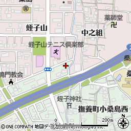 徳島県鳴門市撫養町小桑島西浜83-2周辺の地図