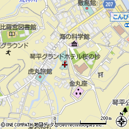 琴平グランドホテル桜の抄周辺の地図