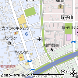 徳島県鳴門市撫養町黒崎松島101周辺の地図