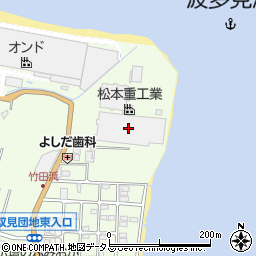 松本重工業株式会社　音戸工場周辺の地図
