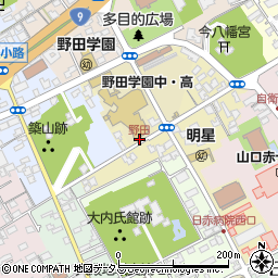 野田周辺の地図