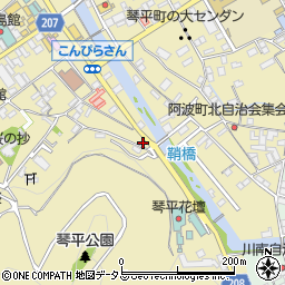 香川県仲多度郡琴平町742周辺の地図