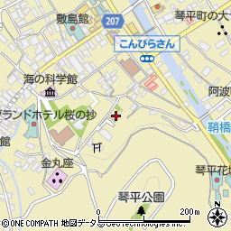 香川県仲多度郡琴平町777周辺の地図