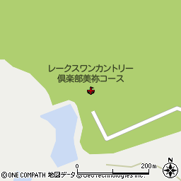 レークスワンカントリー倶楽部美祢コース周辺の地図