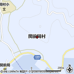 愛媛県今治市関前岡村周辺の地図