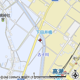 香川県三豊市高瀬町比地中1293周辺の地図
