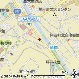 香川県仲多度郡琴平町744周辺の地図