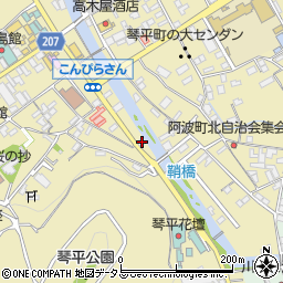 香川県仲多度郡琴平町740周辺の地図