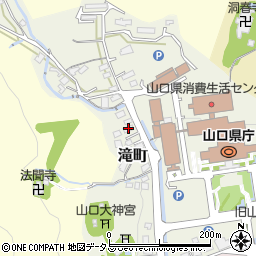 ベルエール滝町周辺の地図