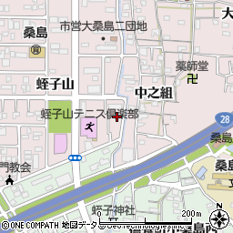 徳島県鳴門市撫養町大桑島蛭子山43周辺の地図
