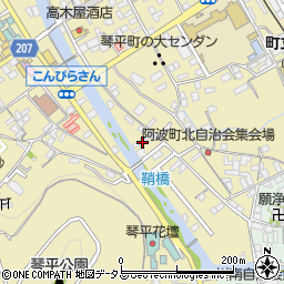 香川県仲多度郡琴平町25周辺の地図