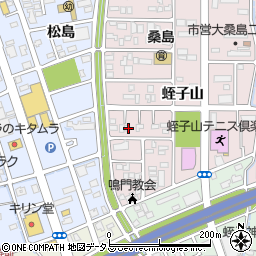 徳島県鳴門市撫養町大桑島蛭子山94周辺の地図