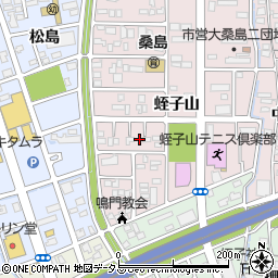 徳島県鳴門市撫養町大桑島蛭子山97周辺の地図