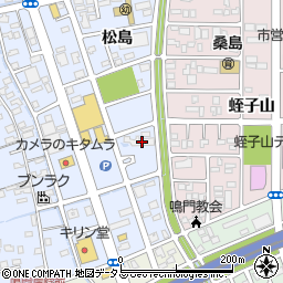 徳島県鳴門市撫養町黒崎松島175周辺の地図