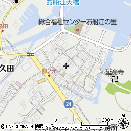 長崎県対馬市厳原町久田周辺の地図