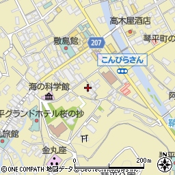 香川県仲多度郡琴平町788-1周辺の地図