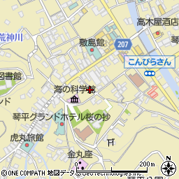 香川県仲多度郡琴平町961-1周辺の地図