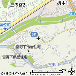 山口県山口市宮野下1369-13周辺の地図